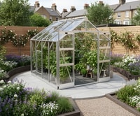 Elite Titan 8x8 Greenhouse - Toughened Glazing