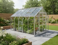 Elite Titan 8x10 Greenhouse - Toughened Glazing