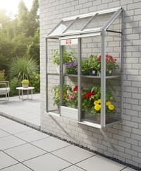 Elite Window Garden Greenhouse - 3mm Toughened Glazing