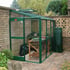 Elite Windsor 4x6 Lean to Greenhouse with Flat Cills