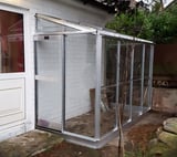Elite Windsor 4x8 Lean to Greenhouse - 6mm Polycarbonate Glazing