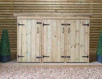 Garden Village Gisburn Large Wooden Garden Store