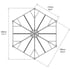 Palram - Canopia Monaco Hexagonal Gazebo Plan Dimensions