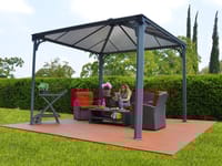 Palram Canopia Palermo 3000 Gazebo Grey