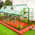 Green Palram Harmony 6x14 Greenhouse Clear Polycarbonate Glazing