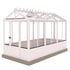 Shire Holkham 6x12 Wooden Greenhouse Optional Pink Painted Finish