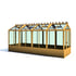 Shire Holkham 6x16 Wooden Greenhouse Roof Vents