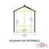 Shire Holkham 6x4 Wooden Greenhouse Internal Dimensions