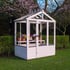 Shire Holkham 6x4 Wooden Greenhouse Pink Paint