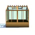 Shire Holkham 6x8 Wooden Greenhouse Roof Vents