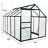 6x10 Green Ashby Polycarbonate Greenhouse