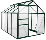 6x8 Green Grow Master Polycarbonate Greenhouse 