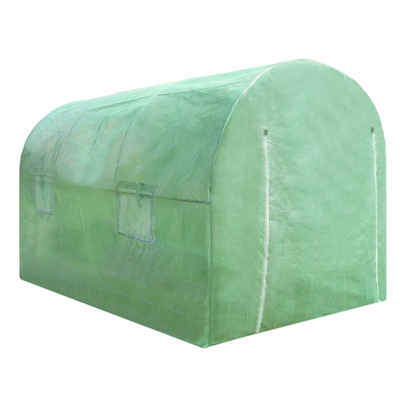 Polytunnel 3m x 2m with 19mm steel frame for winter growing in UK gardens