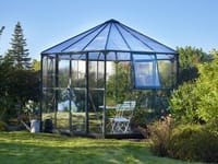 Halls Atrium Green Hexagonal Greenhouse