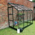 Halls Europa Green 8x4 Lean to Greenhouse with Horticultural Glass