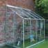 Halls Europa Silver 8x4 Lean to Greenhouse Front