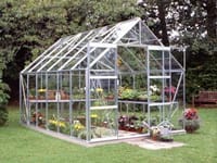 Halls Magnum Silver 8x12 Greenhouse - 3mm Toughened Glazing