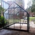 Halls Magnum Green 8x10 Greenhouse with Toughened Glazing Rear