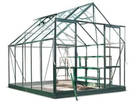 Halls Magnum Green 8x10 Greenhouse - 3mm Horticultural Glazing