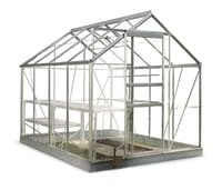 8x6 Halls Popular Greenhouse - Horticultural Glass