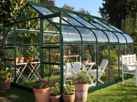 Halls Supreme Green 8x12 Greenhouse - 3mm Toughened Glazing