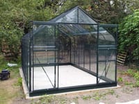Halls Supreme Green 8x14 Greenhouse - 3mm Toughened Glazing