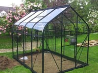 Halls Supreme Green 8x6 Greenhouse - 3mm Toughened Glazing