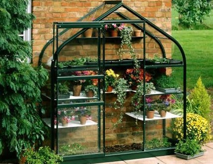 Halls Supreme Wall Garden Greenhouse