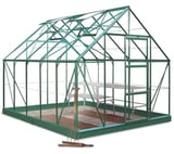 Halls Universal Green 8x10 Greenhouse - 6mm Polycarbonate Glazing