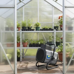 Palram Canopia 2400W Greenhouse Heater with Thermostat