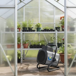 Palram Canopia 2400W Greenhouse Heater with Thermostat