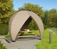 Lichfield Shield Leisure Wooden Garden Shelter