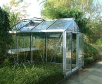 8x15 Janssens Senior Victorian Greenhouse in Silver