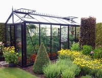 8x15 Janssens Senior Victorian Greenhouse in Black