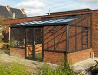 7x10 Janssens Arcadia Plus Mur Lean To Greenhouse