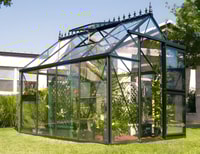8x10 Janssens Eos Junior Greenhouse in Black