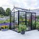Janssens Helios Urban 5x8 Greenhouse in Black
