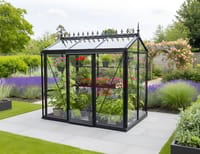 Janssens Helios Urban 5x8 Greenhouse in Black