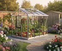8x10 Janssens Master Greenhouse Silver