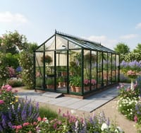10x20 Janssens Master Victorian Greenhouse Black