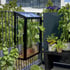 Juliana Balcony Greenhouse in Black