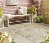 Abbey 10.22m Mixed Paving Kit in Antique