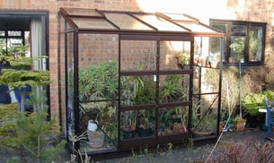 Elite Kensington 4x10 Lean to Greenhouse - 6mm Polycarbonate Glazing