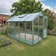 Lichfield 6x10 Wooden Greenhouse in garden setting