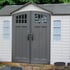 Lifetime 10x8 Single Entrance Plastic Shed New Edition In Situ