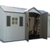 Lifetime 15x8 Plastic Shed With Wide Double Doors