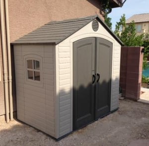 Lifetime 8x5 Plastic Shed New Edition