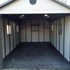 Lifetime Plastic Garage with Tri-Fold Doors Interior
