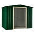 Lotus 8x8 Apex Metal Shed Heritage Green with Double Doors