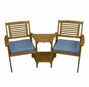 Lichfield Wooden Companion Seat With Cushions